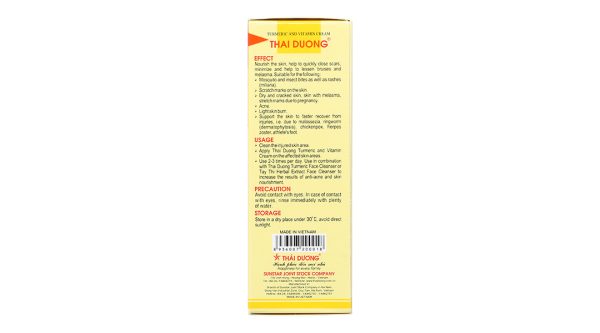 Kem nghệ Thái Dương nhanh liền sẹo, mờ thâm tuýp 20g