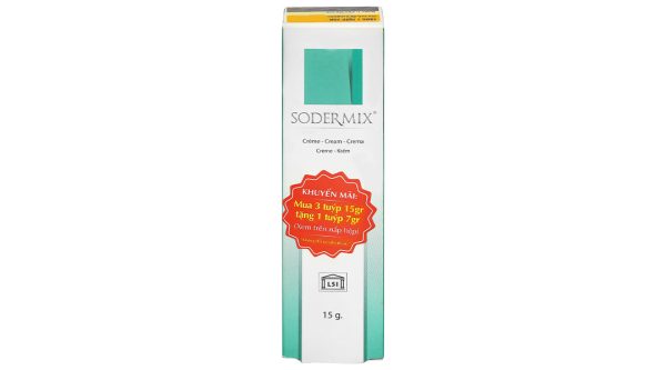Kem Sodermix trị sẹo, viêm da cơ địa tuýp 15g