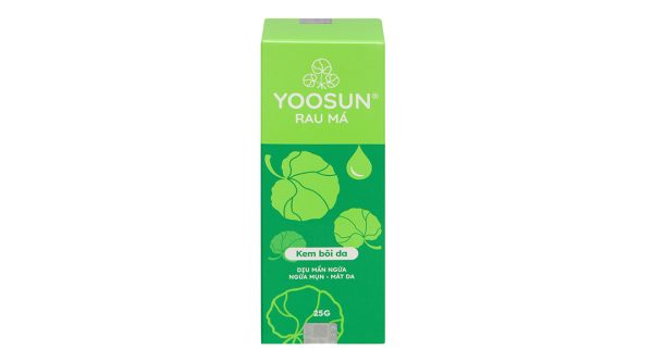 Kem Yoosun rau má dịu mẫn ngứa, ngừa mụn, mát da tuýp 25g