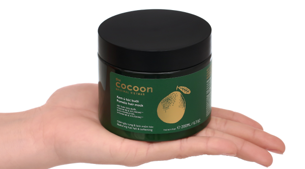 Kem ủ tóc bưởi Cocoon giảm gãy rụng và làm mềm tóc hũ 200ml