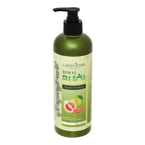 Kem xả Bưởi Lucky Star giúp phục hồi tóc mềm mượt óng ả chai 500ml
