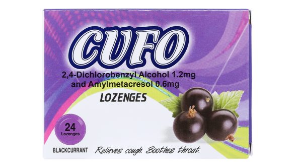 Viên ngậm Cufo trị viêm họng, đau họng (2 vỉ x 12 viên)