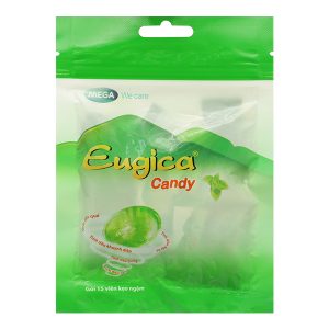Kẹo ngậm thảo dược Eugica Candy giảm ho, đau họng gói 15 viên