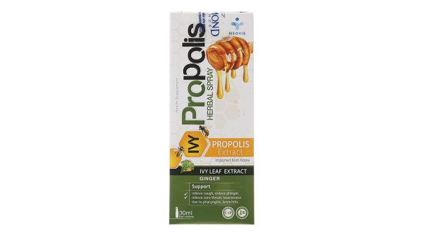 Xịt họng keo ong Ivy Propolis hỗ trợ giảm ho, đau rát họng chai 30ml