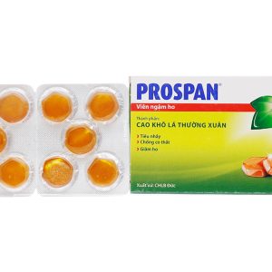 Viên ngậm Prospan trị viêm đường hô hấp, đau họng (2 vỉ x 10 viên)