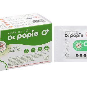 Khăn hạ sốt Dr.Papie 0+ cho bé (5 gói x 5 miếng)