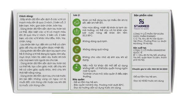 Khăn hạ sốt Dr.Papie 0+ cho bé (5 gói x 5 miếng)