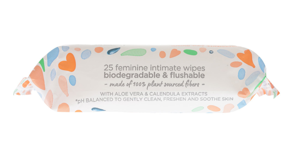Khăn ướt vệ sinh vùng kín hàng ngày Femfresh Intimate Skin Care Daily Wipes gói 25 miếng
