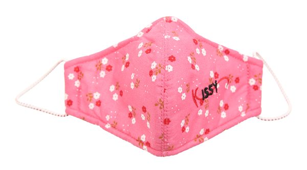 Khẩu trang vải trẻ em Kissy 3 lớp có họa tiết hộp 1 cái