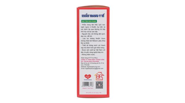 Khẩu trang y tế trẻ em An Phúc K94-4D 3 lớp có họa tiết hộp 20 cái