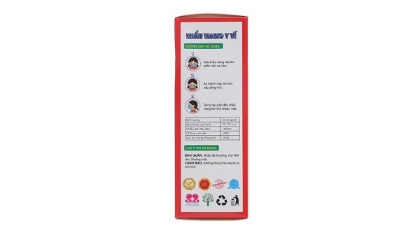 Khẩu trang y tế trẻ em An Phúc K94-4D 3 lớp có họa tiết hộp 20 cái