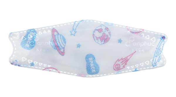 Khẩu trang y tế trẻ em An Phúc K94-4D 3 lớp có họa tiết hộp 20 cái