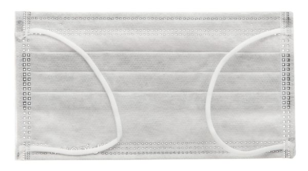 Khẩu trang y tế Bísou 4 lớp màu xám hộp 50 cái