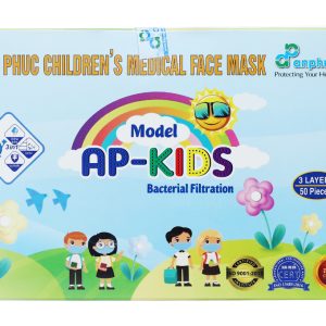 Khẩu trang y tế trẻ em An Phúc 3 lớp có họa tiết hộp 50 cái