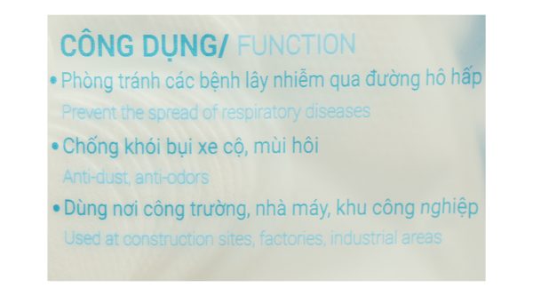 Khẩu trang y tế Bísou 3D Mask màu trắng size M gói 20 cái