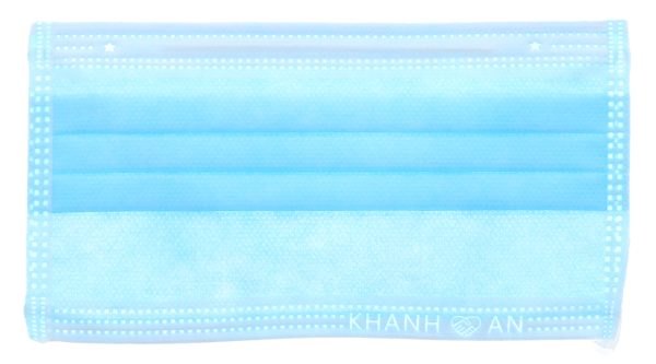 Khẩu trang y tế Khánh An 4 lớp màu xanh hộp 50 cái