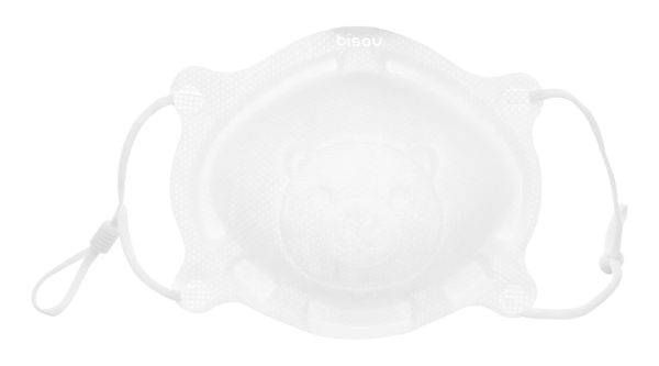Khẩu trang y tế trẻ em Bísou Baby mask họa tiết gấu gói 6 cái