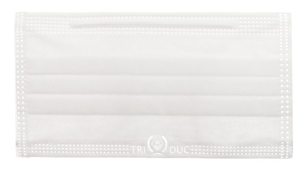 Khẩu trang y tế Trí Đức 4 lớp màu trắng hộp 50 cái