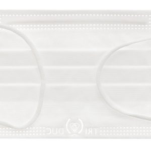 Khẩu trang y tế Trí Đức 4 lớp màu trắng hộp 50 cái