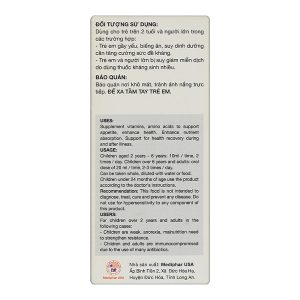 Dung dịch uống Kiddi Biolysine giúp ăn ngon miệng, tăng cường hấp thu chai 120ml