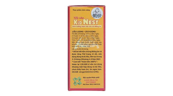 Yến Sào Kid Nest giúp kích thích ăn ngon cho trẻ chai 120ml