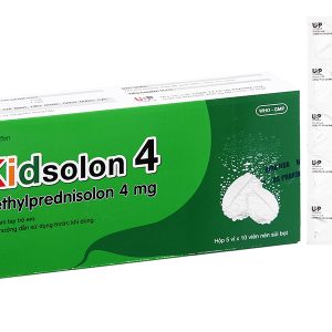 Viên sủi Kidsolon 4 hỗ trợ kháng viêm, giảm miễn dịch (5 vỉ x 10 viên)
