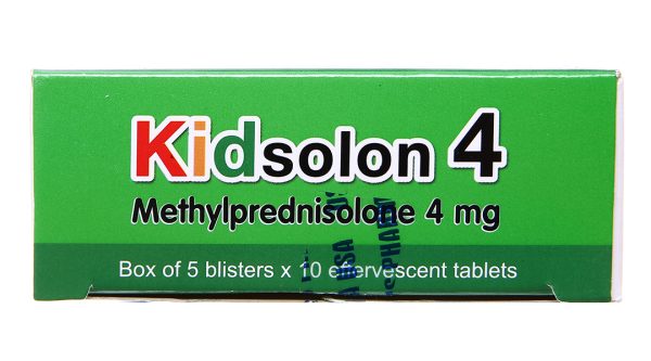 Viên sủi Kidsolon 4 hỗ trợ kháng viêm, giảm miễn dịch (5 vỉ x 10 viên)