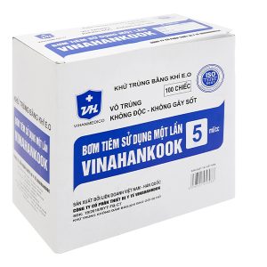 Bơm kim tiêm Vinahankook (5ml/cc) hộp 100 cái