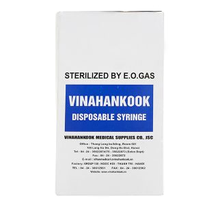 Bơm kim tiêm Vinahankook (5ml/cc) hộp 100 cái
