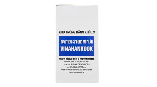 Bơm kim tiêm Vinahankook (5ml/cc) hộp 100 cái