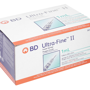Bơm kim tiêm Insulin BD Ultra-Fine II 30G x 8mm (1ml/100U) hộp 100 cái