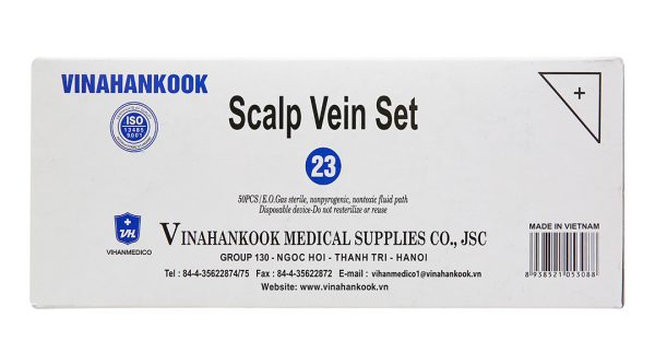 Kim truyền tĩnh mạch 23 Vinahankook hộp 50 cái