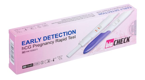 Bút thử thai Biocheck Early Detection hCG Pregnancy Rapid Test