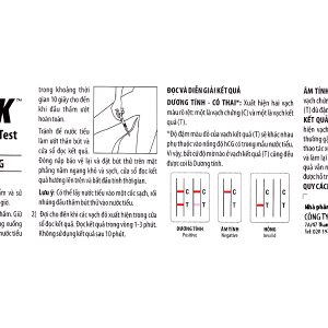 Bút thử thai Biocheck Early Detection hCG Pregnancy Rapid Test