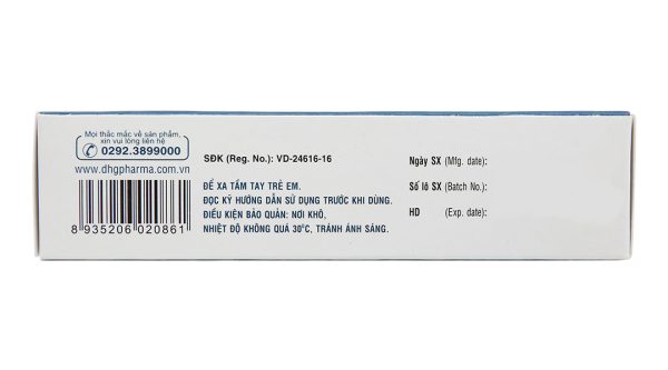 Klamentin 500/125 trị nhiễm khuẩn (3 vỉ x 4 viên)