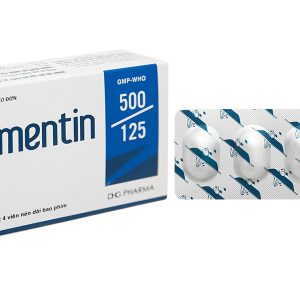 Klamentin 500/125 trị nhiễm khuẩn (3 vỉ x 4 viên)