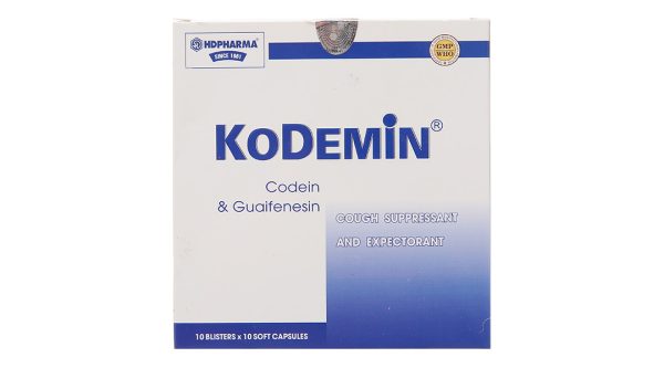 Kodemin trị ho khan, ho do kích ứng (10 vỉ x 10 viên)