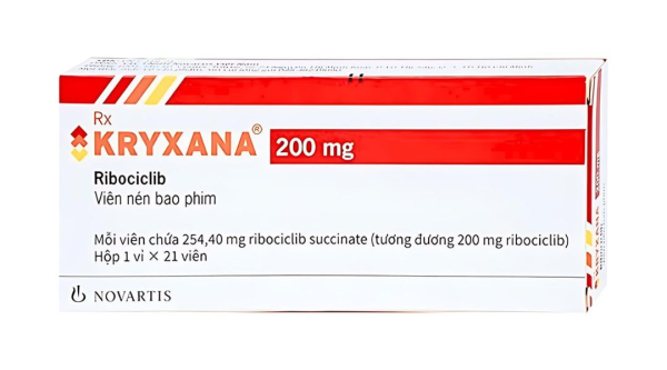 Kryxana 200mg chỉ định trong điều trị một số thể ung thư vú (1 vỉ x 21 viên)