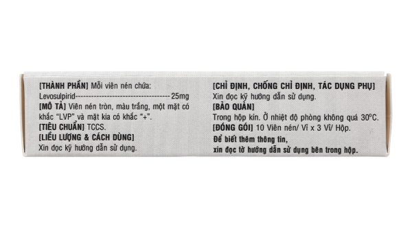 Kuplevotin 25mg trị rối loạn chức năng tiêu hóa (3 vỉ x 10 viên)