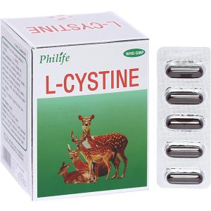 Philife L-Cystine làm đẹp da, tóc, móng hộp 60 viên