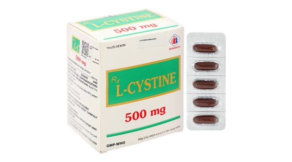 L-Cystine Domesco 500mg trị rối loạn dưỡng tóc và móng (12 vỉ x 5 viên)