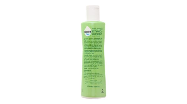Sữa tắm gội Lactacyd Baby Extra Milky bảo vệ da và tóc cho bé chai 250ml
