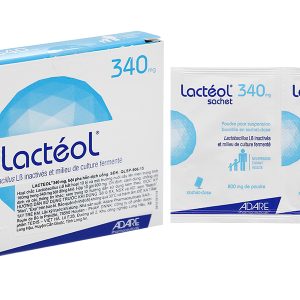 Bột pha hỗn dịch uống Lactéol 340mg trị tiêu chảy (10 gói x 800mg)