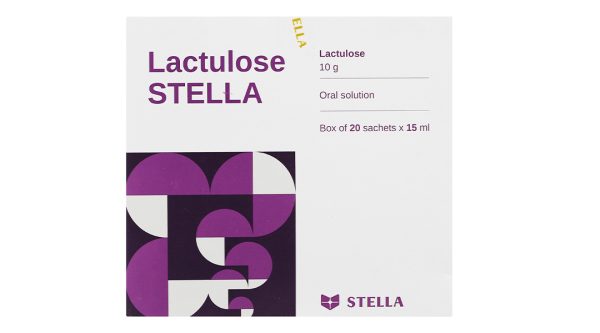 Dung dịch uống Lactulose Stella trị táo bón mạn tính (20 gói x 15ml)