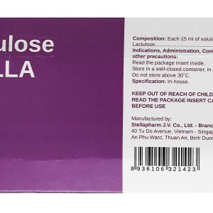 Dung dịch uống Lactulose Stella trị táo bón mạn tính (20 gói x 15ml)