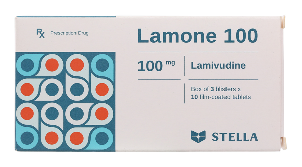 Lamone 100 trị viêm gan siêu vi B mãn tính (3 vỉ x 10 viên)