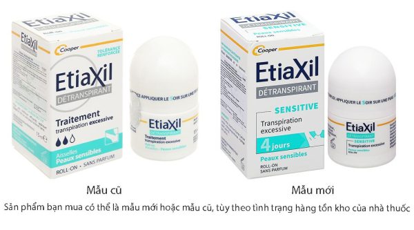 Lăn khử mùi Etiaxil giúp khử mùi hôi dưới cánh tay cho da nhạy cảm chai 15ml