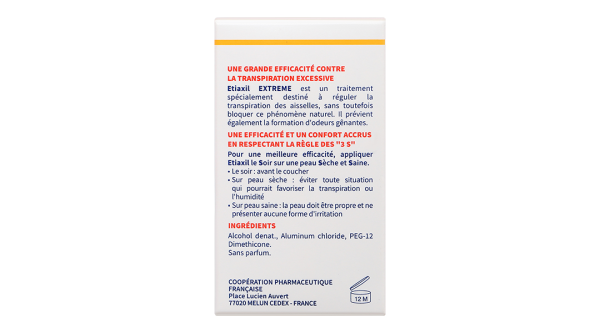 Lăn khử mùi Etiaxil giúp khử mùi hôi dưới cánh tay cho da thường chai 15ml