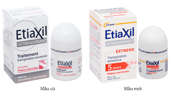 Lăn khử mùi Etiaxil giúp khử mùi hôi dưới cánh tay cho da thường chai 15ml