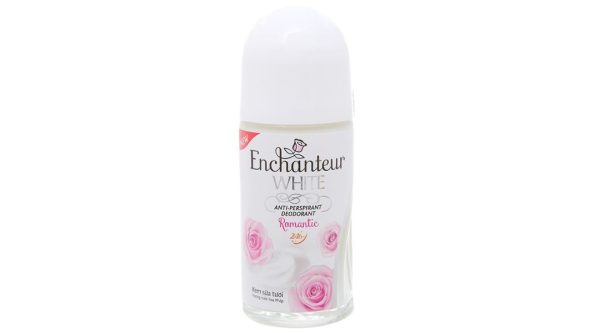 Lăn khử mùi Enchanteur White Romantic da trắng mịn màng chai 50ml